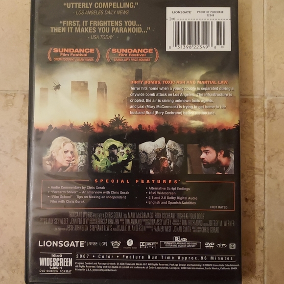 Right at Your Door (DVD, 2007) Pre-Owned Tested Working Great Condition - Picture 2 of 2